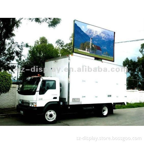 The cinema Truck Mounted LED Screen 10 pixel full color